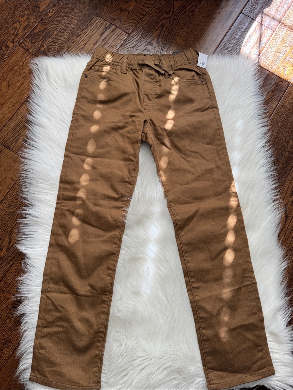 GAP Boys Brown Straight-Leg Casual Pants